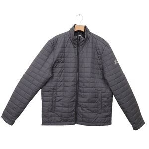 Zeroxposur Jacket Mens Large Gray Full Zip Quilted Insulated Warm Winter Outdoor